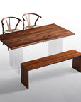 Elva Dining Set with Hansen Chairs and Dorset Bench