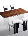 Elva Dining Set with Barrel Chairs