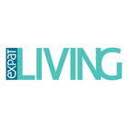 Logo of 'Expat Living' with teal and white text.