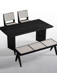 Kieth Dining Set with Scott Chairs and Bench