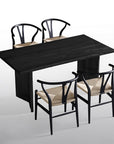 Kieth Dining Set with Hansen Chairs