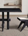 Miles Dining Set with Scott Chairs and Dorset Bench