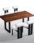 Rowan Dining Set with Barrel Chairs