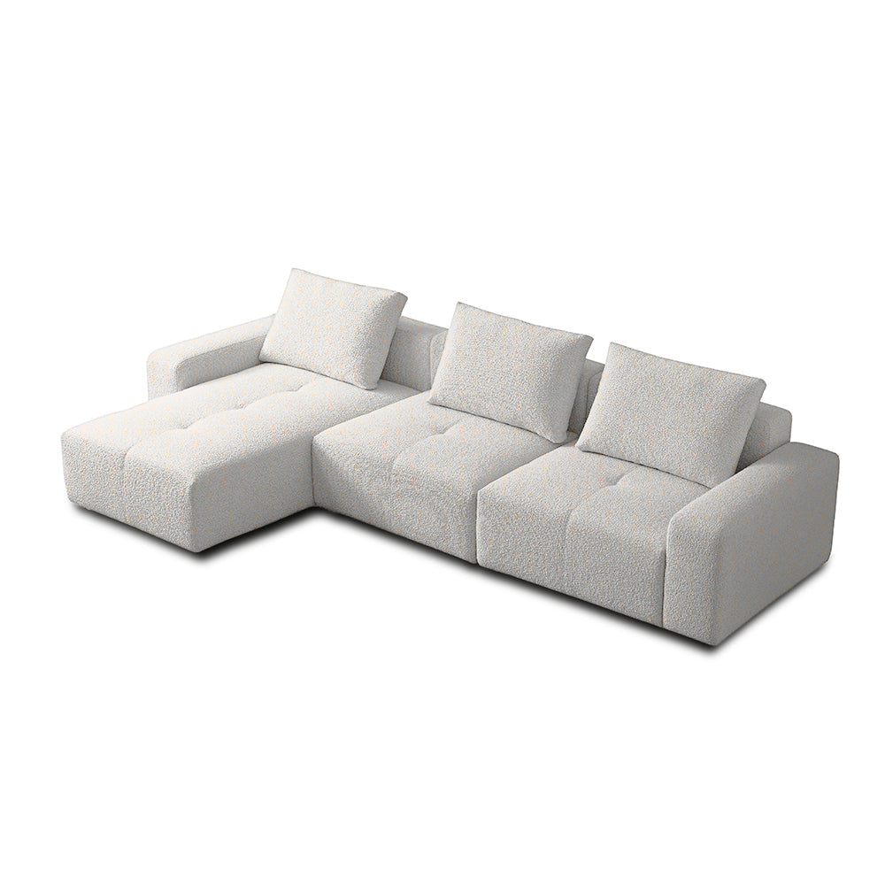 Valarie 5 seater with chaise L-shape sofa