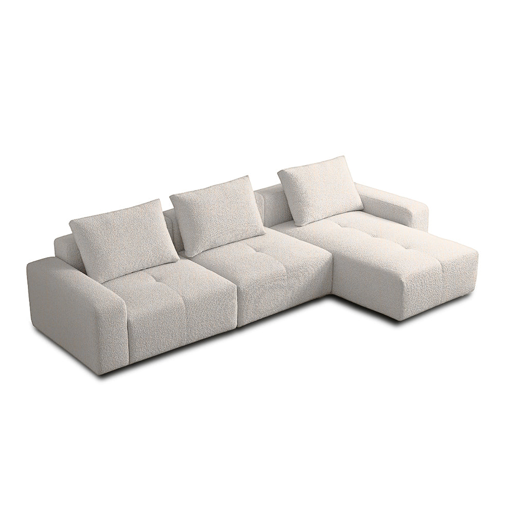 Valarie 5 seater with chaise L-shape sofa