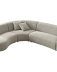 Chase 5 seater corner curved L-shape sofa